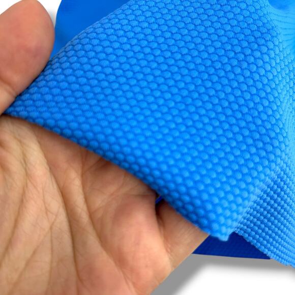 NEW Swim Solutions Blue Textued Tankini Top Size 10 A-Line Flowey Swimsuit beach - Picture 5 of 10